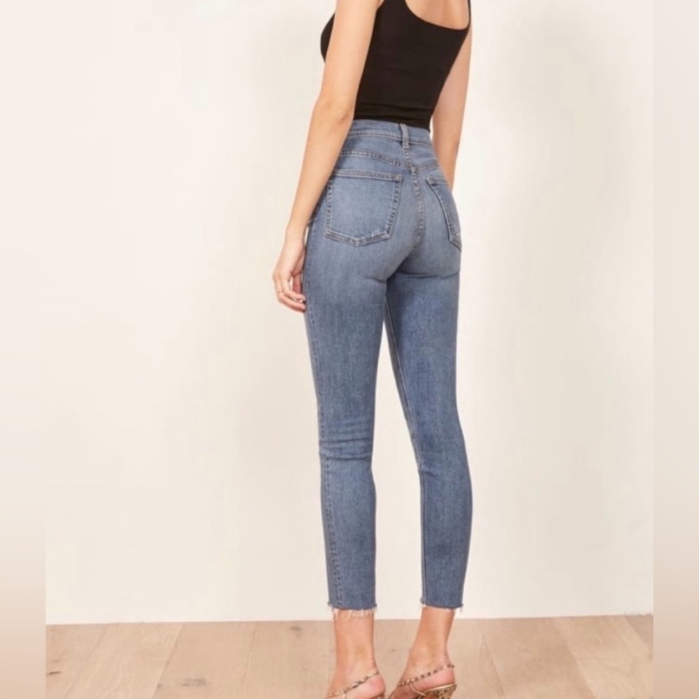 Reformation High & skinny Crop jean size 31